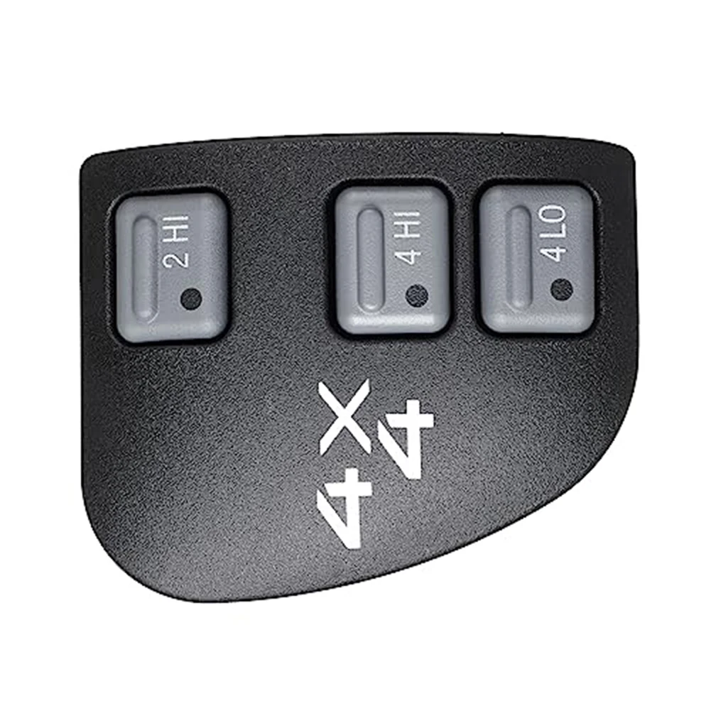 

Transfer Case Selector Dash Switch for Silverado For Chevrolet 1998 2005 Black Plastic Direct Replacement 15037124