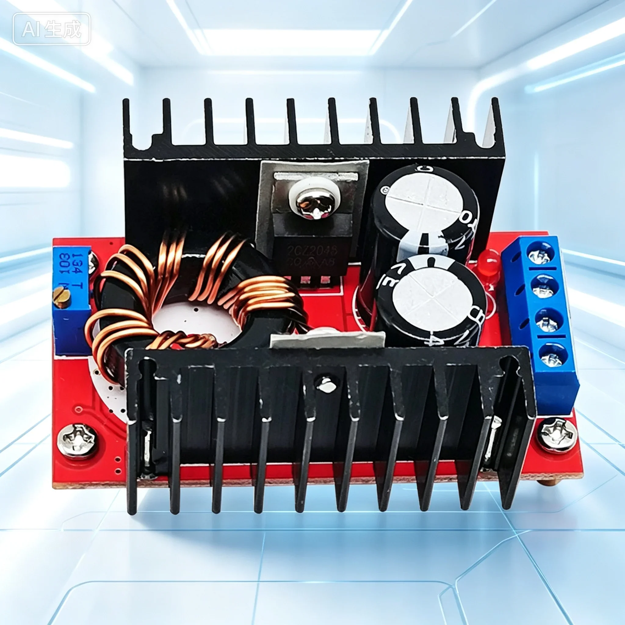 for DC-DC High Power Adjustable Boost Power Module 12V-35V Car Laptop Charging Power Board 150W