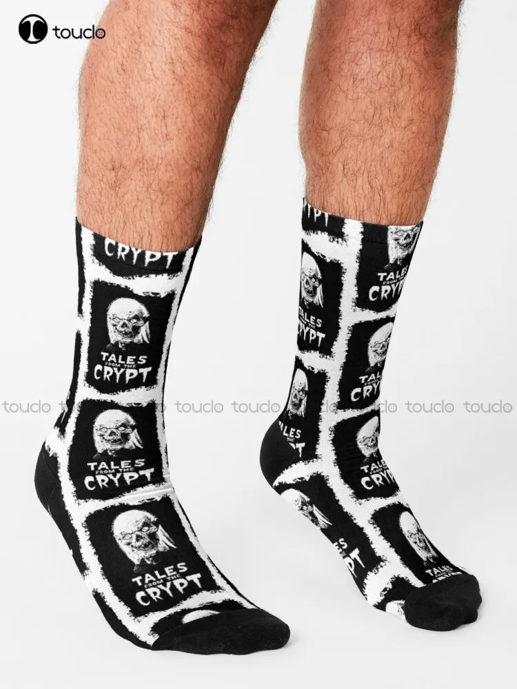 Tales From The Crypt Socks Black Soccer Socks Unisex Adult Teen Youth Socks Christmas Gift Comfortable Best Girls Sports Art