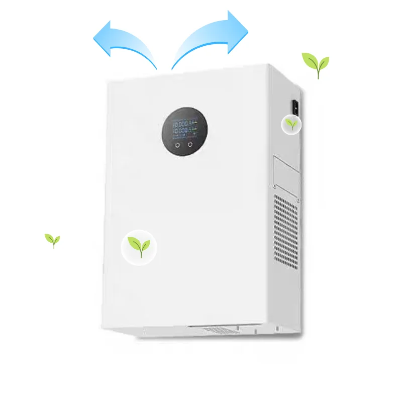 150m3h Industrial Flexible ERV Wall Mounted Ductless Heat Recovery System Energy Saving Corrosion