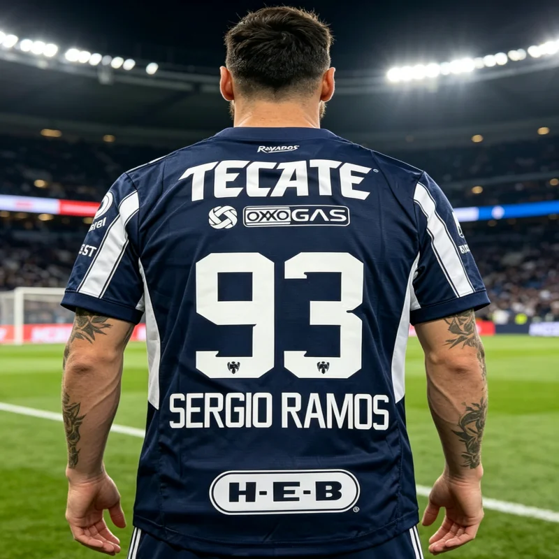 26 Best-selling New Printed Monterrey Football Jersey for Men and Women, Quick-drying Shirt, Breathable T-shirt Family Kids Tees
