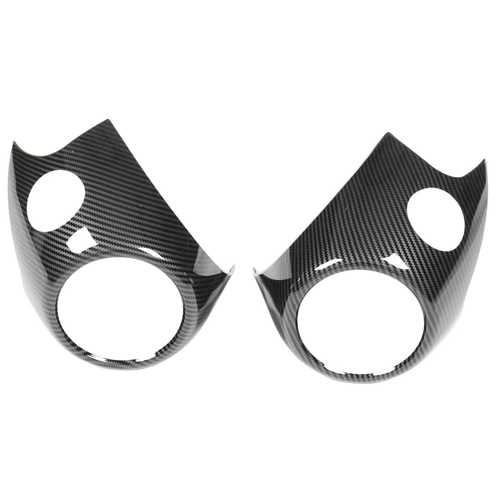 Cubierta embellecedora de marco de salida de aire acondicionado lateral, aspecto de fibra de carbono, apto para Mini Cooper R54 R56 Clubman R55