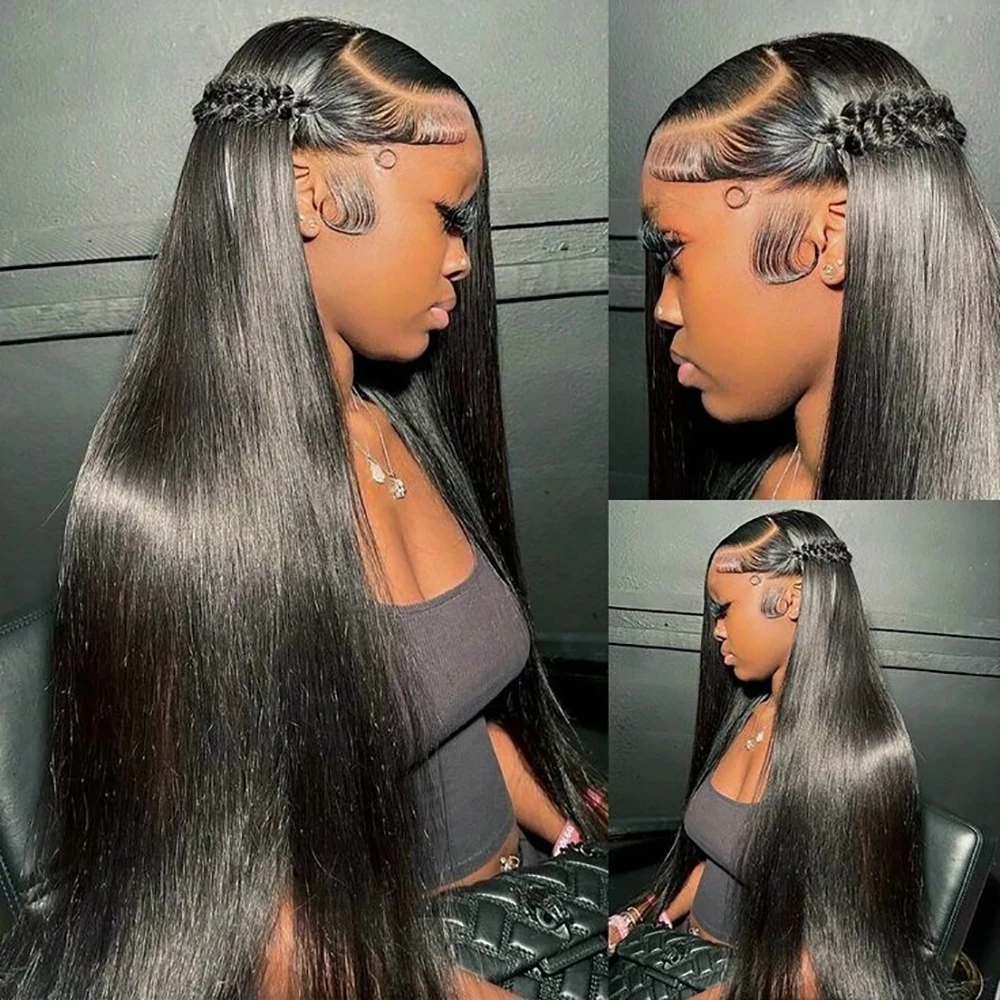 20 22 24 นิ้ววาดคู่ตรงผมมนุษย์ 100% Human Hair 15A คุณภาพสูงที่ยังไม่ได้ Virgin Human Hair Extensions