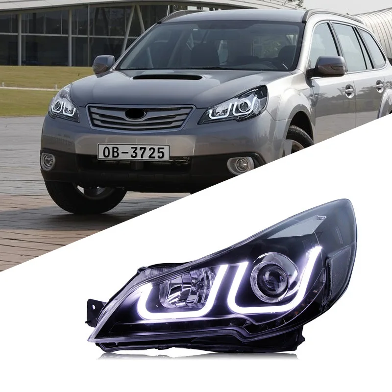 

Подходит для 10-14 Subaru Aohu, фары в сборе, Lishi, модифицированные светодиодные дневные ходовые огни, линзы, ксеноновая лампа