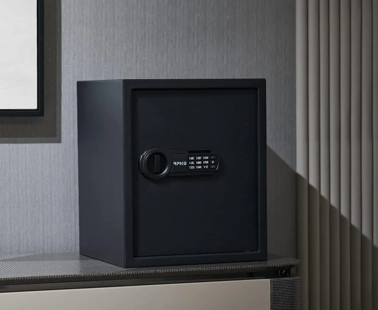 Deluxe Safe and Lock Box,Digital Keypad Safe Box,Steel Alloy Small Safes, Keypad Lock,Perfect for Home Office Hotel Business Jew