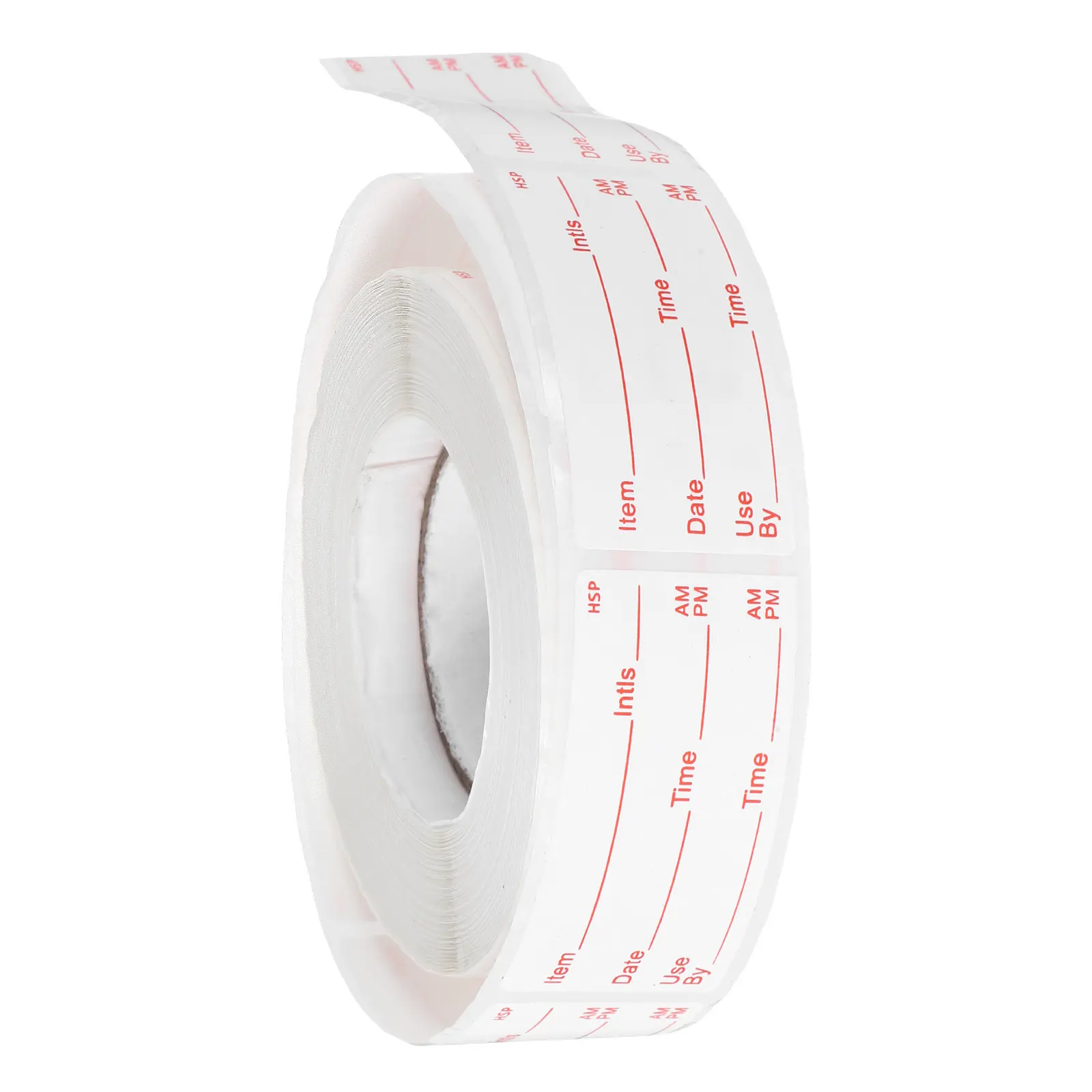 Freezer Labels 1 Roll Removable Write on Food Storage Labels for Containers Pantry Jars Bottles Fridge Refrigerator Oil