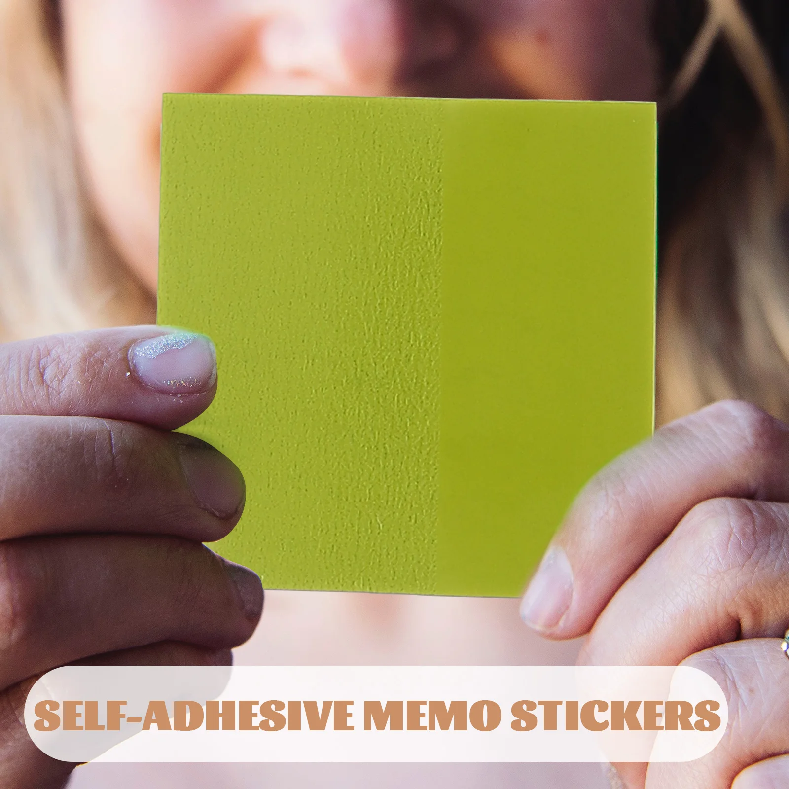 

6Sets Self-Adhesive Memo Stickers Long-Lasting Ink Smooth Writing Portable Note Pads for School Stationery Organization Tools
