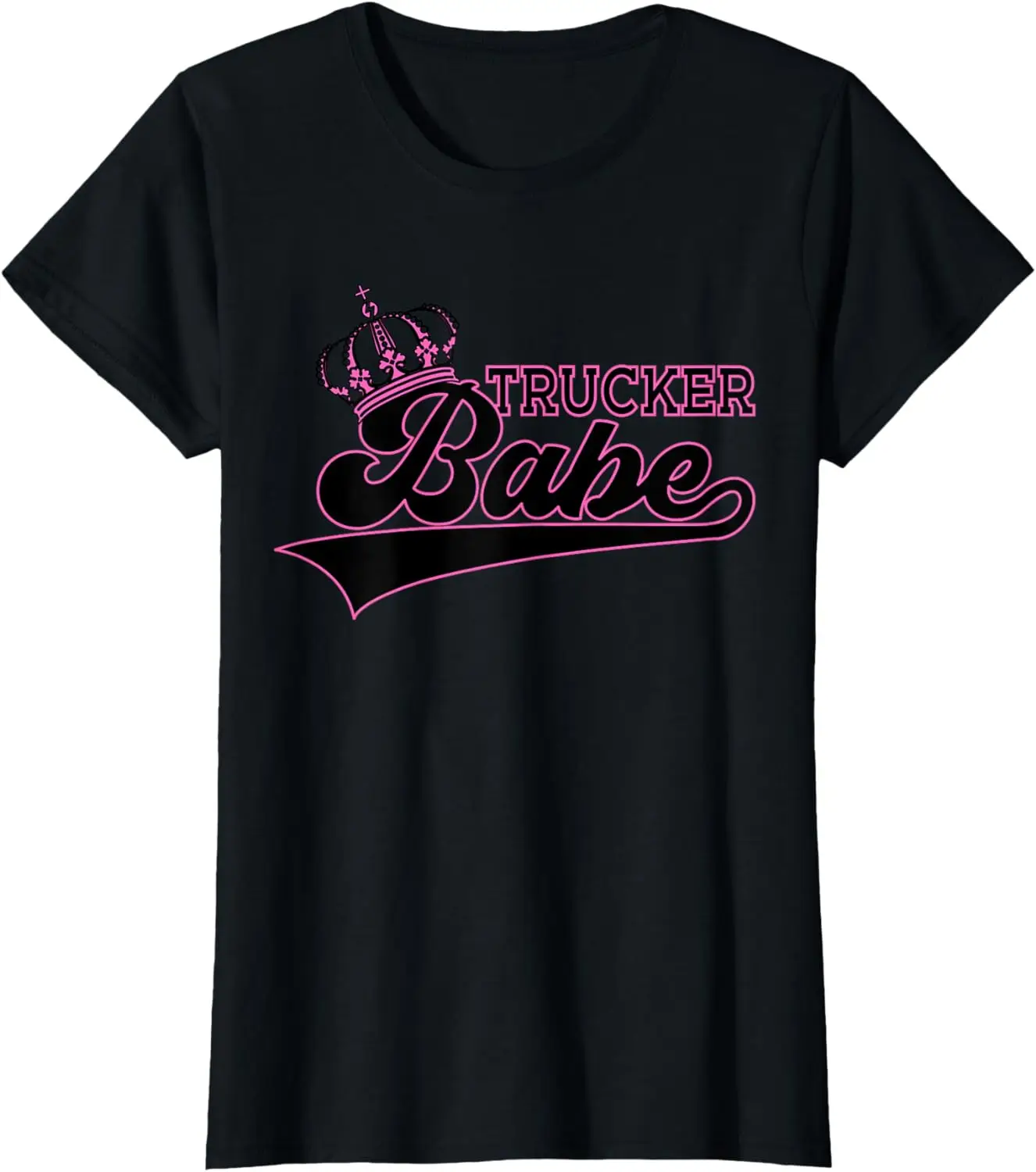 Lorry driver woman trucker babe T-Shirt