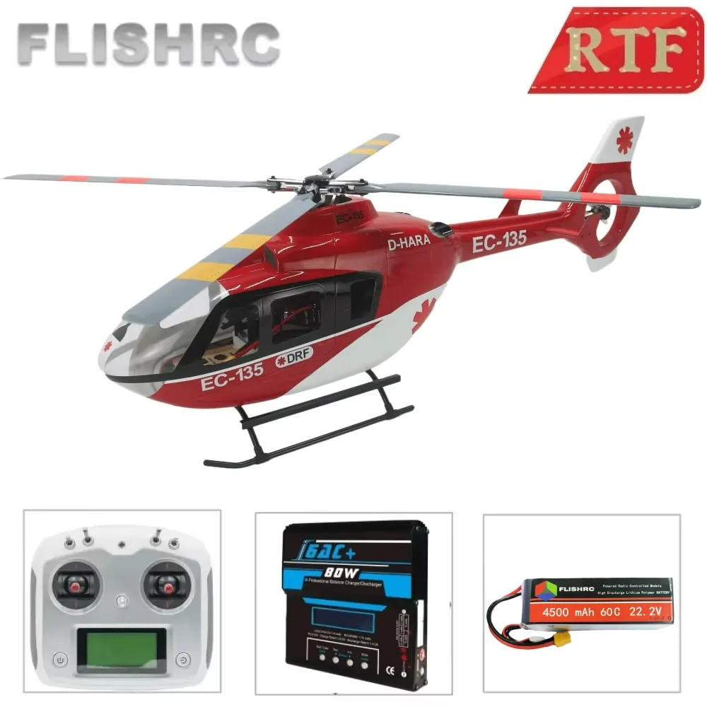 FL500 V2 FLISHRC Roban EC135: Il Miglior Elicottero RC 500 Size con GPS per Piloti Esperti e Principianti