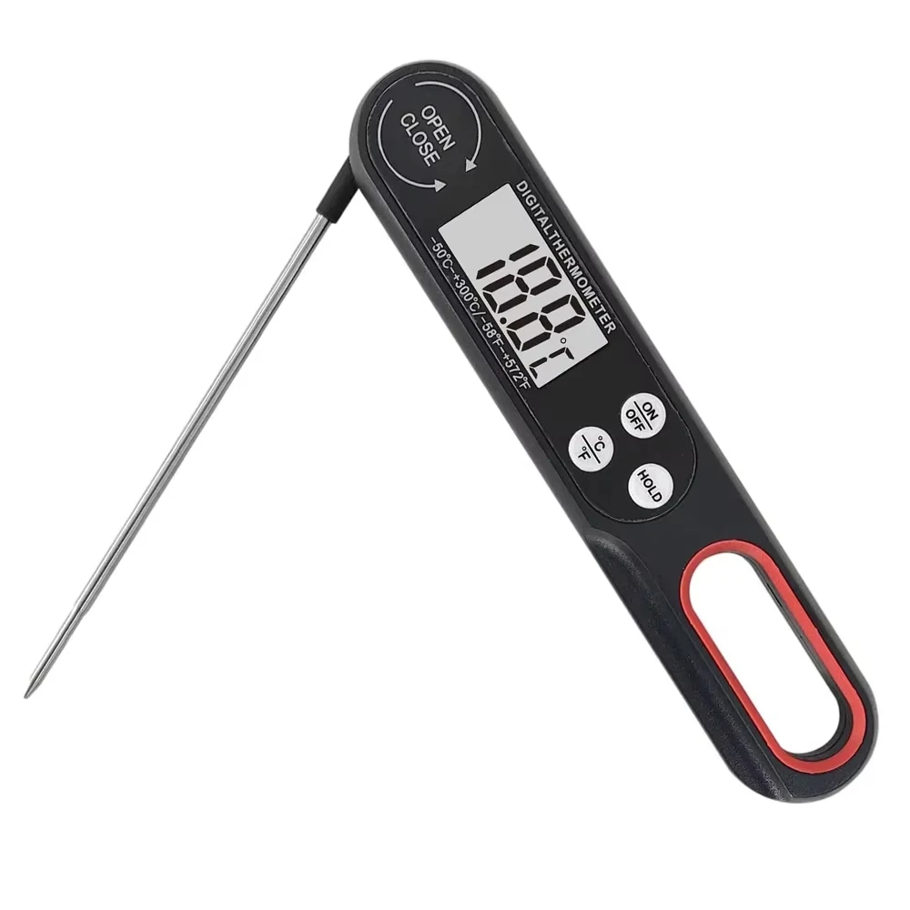 Digital Meat Thermometer Kitchen Cooking Food BBQ Water Milk Oil Thermometer Long Probe Oven Baking Digital Temperature Meter