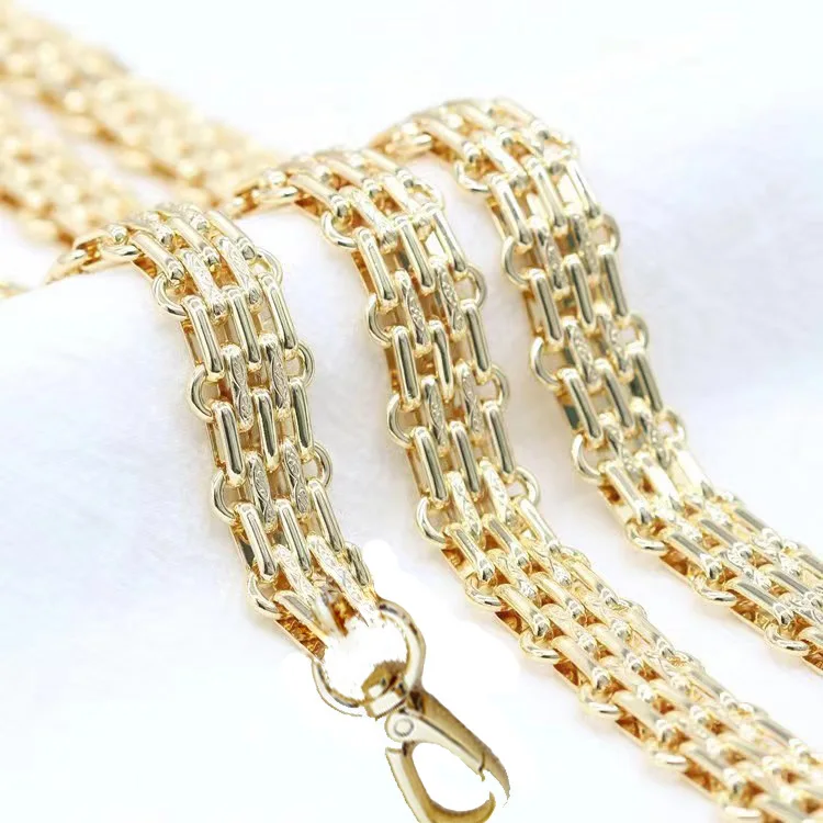 120CM Metal Chain Steel Bag  Replacement  Shoulder Strap for Handbag Purse Handle