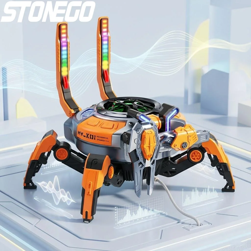 

Портативная Bluetooth-колонка TWS, стерео, беспроводная, для улицы, 10 Вт, с глубокими басами, мини-саундбар с LED-подсветкой, 8 часов работы