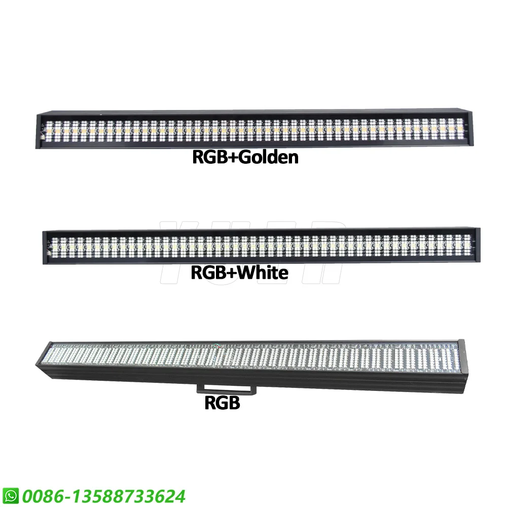 YUER LED Bar 192 Segments Strobe Wall Wash Effect RGB White Golden Party Stage Dj Club Horse Running Bar Disco Indoor Lighting