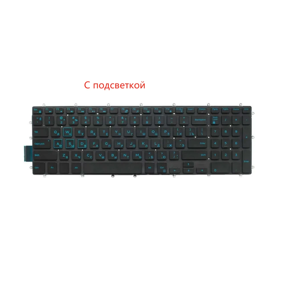 XIN-Russian-US Backlight Laptop Keyboard Laptop For DELL P72F002  P46E   P82F  P89F  P75F003  P40E  G3 P35E P82F001 P35E003