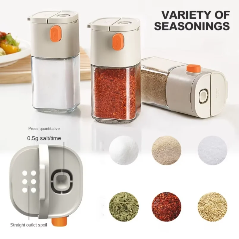 0.5g Quantitative Salt Control Bottle Precise Salt Control Household Spice Dispenser Powder Dispenser Kitchen Accessories