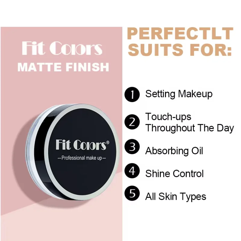 Concealer Smoothing Powder Waterproof Sweat Resistant And Oil Resistant Makeup Powder Setting Powder Cosmetics