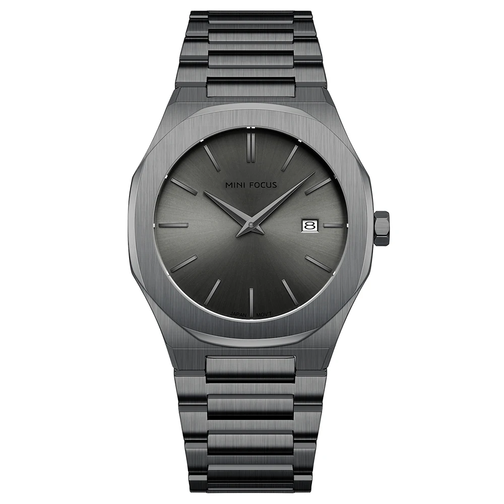 

FOCUS Business Man Wristwatch Date Chronograph Waterproof Luminous Luxury Men Watch Stainless Steel Quartz Men's Watches Male