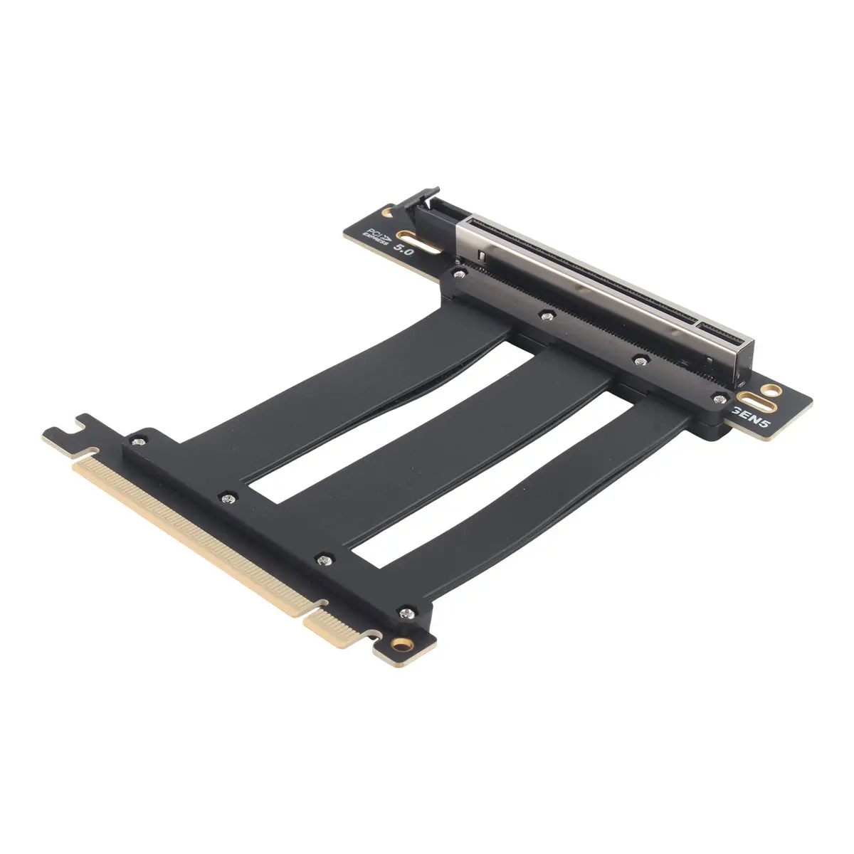 A85P PCIe 5.0 X16 Riser Cable Compatible with PCIe 5.0 GPU 90 Degree Slot GPU Extension for RTX 5090 10CM