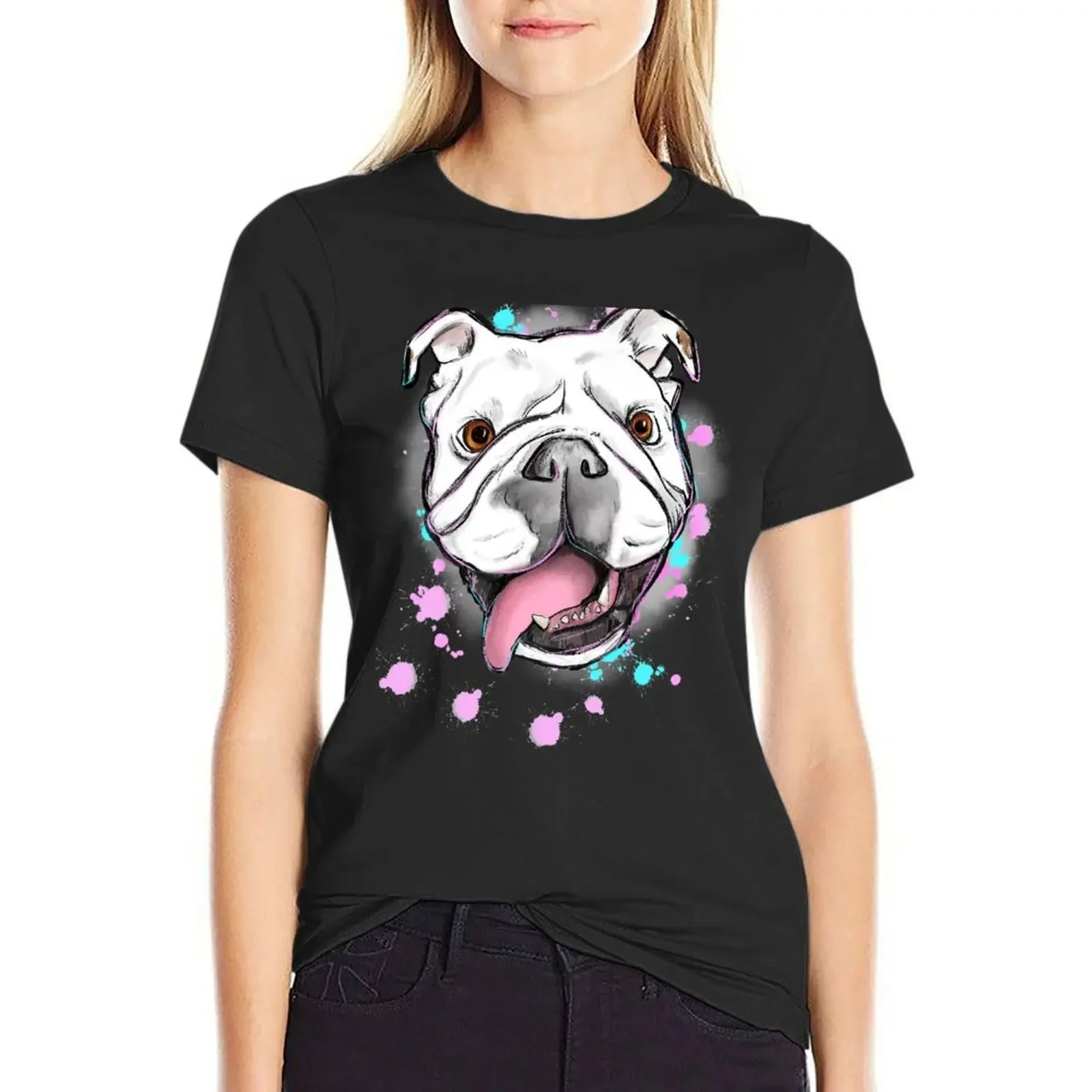 

Princess Buttercup in the Pink T-Shirt Blouse sports fans summer tops t shirt Women