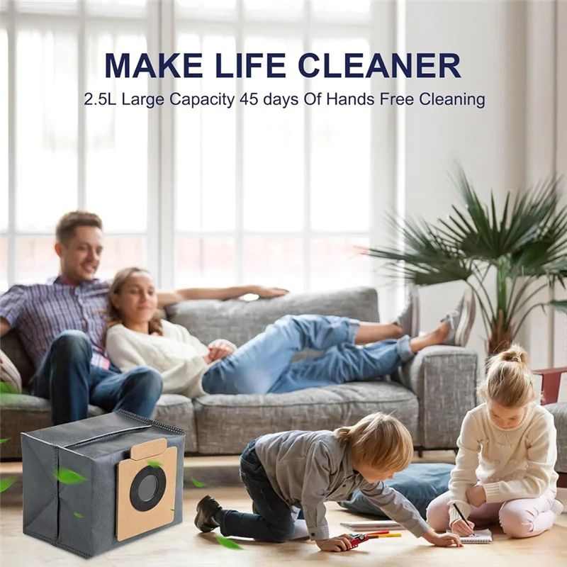 ABRG-14 パックダストバッグ Eufy Clean X8/X8 Pro/X10 Pro オムニロボット掃除機セルフエンプティステーション、掃除機アクセサリーパーツ用