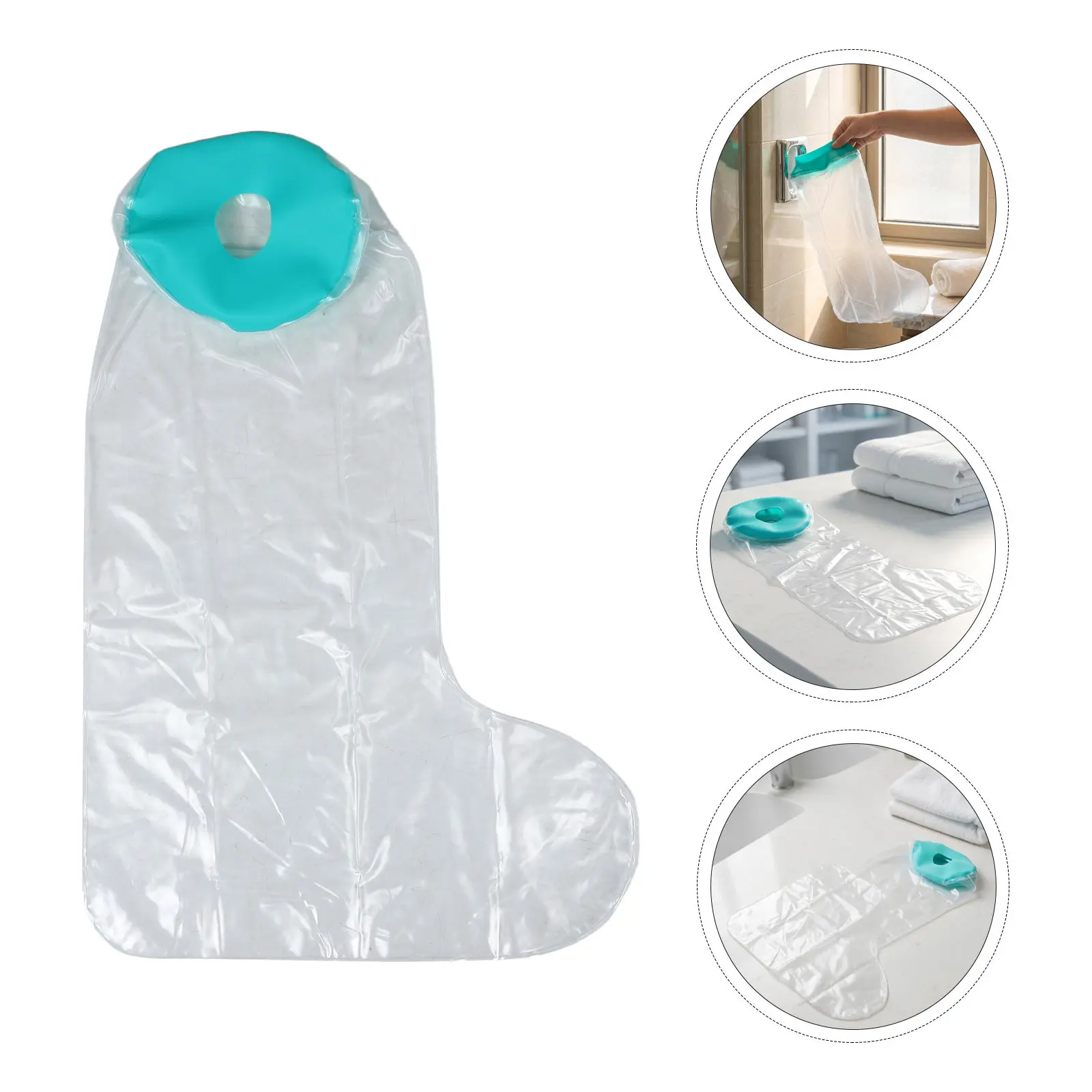 Bone Fracture Shower Cast Cover Waterproof Leg Plastic Sleeve Stable Protection for Bathing Cast Ankle Foot Bandage Cover