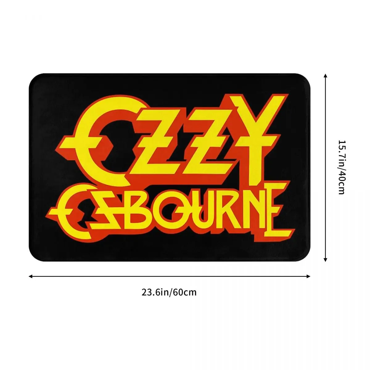 Ozzy Osbourne Merch Prince Of Darkness Non-slip Doormat Floor Mat Antiwear Carpet Rug for Entrance Home Bedroom Footpad Mats