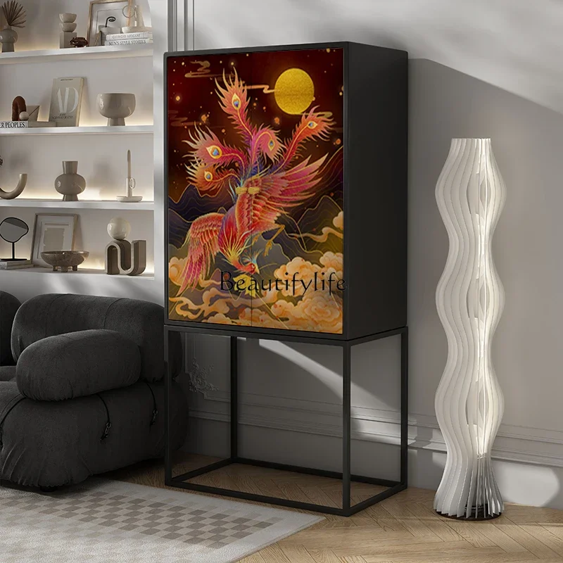 

ls 27 French medieval dining side cabinet Bedroom B & B Hotel High foot against the wall Storage cabinet