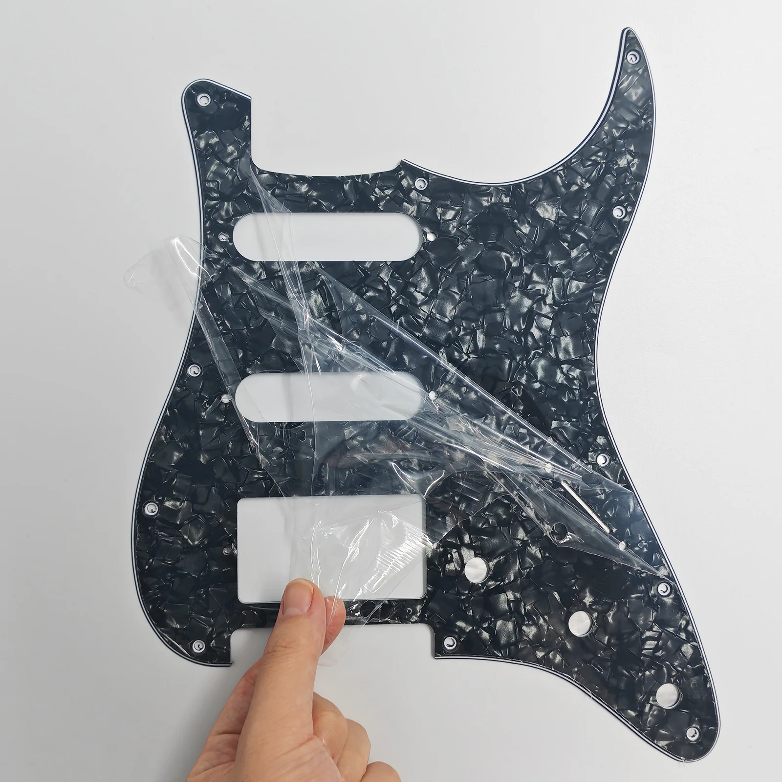 Electric Guitar 11-Hole Pickguard HSS Pickup Configuration Front Guard Plate For ST Guitar Parts & Accessories