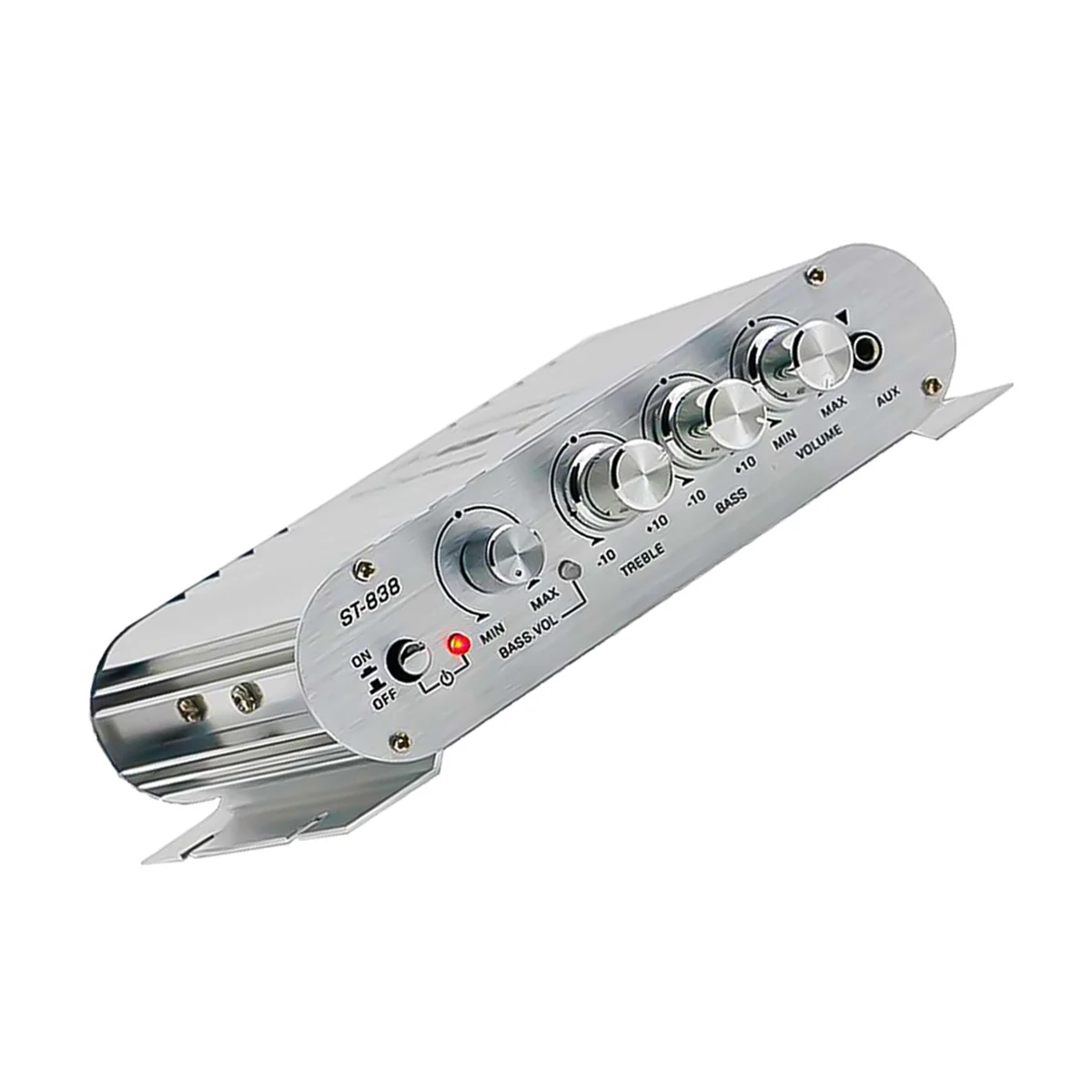 

X61A_Channel Power Amplifier with Subwoofer Output silver