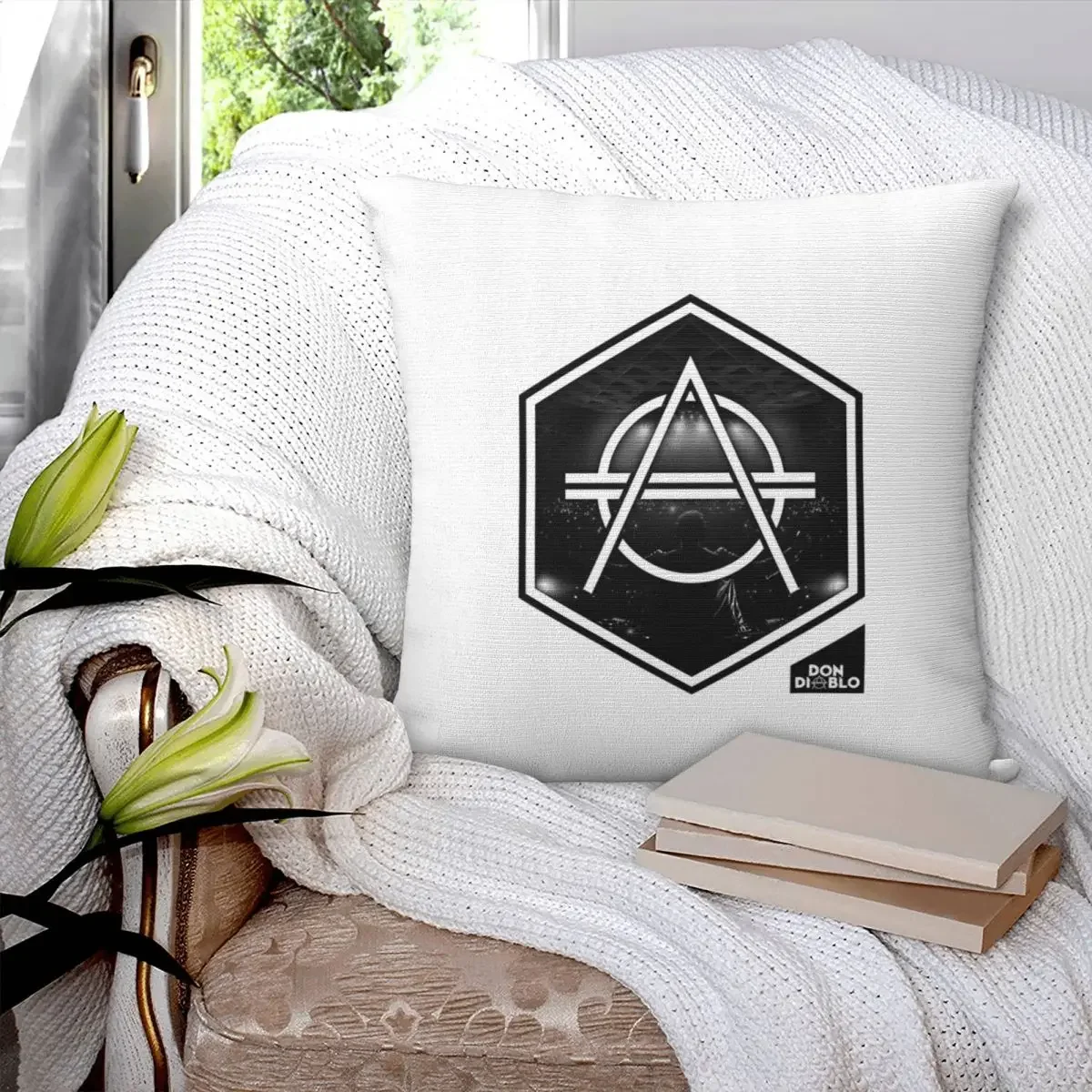 

Don Diablo Square Pillowcase Pillow Cover Polyester Cushion Zip Decorative Comfort Throw Pillow for Home Car