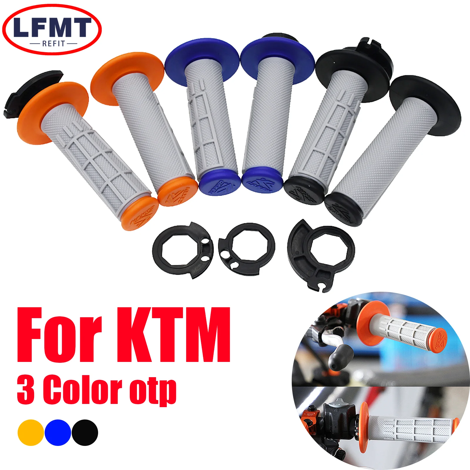 

Husqvarna TC TE TX FC FX 250 300 350 450 500 2006-2023 For KTM SXF XCF EXCF XCFW SXR EXC For Motorcycle Handlebar Lock-on Grips