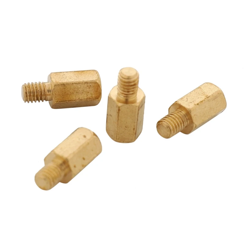 Entretoise hexagonale en laiton pour carte mère, carte mère PC PCB, M3 7 + 4mm, 50 pièces