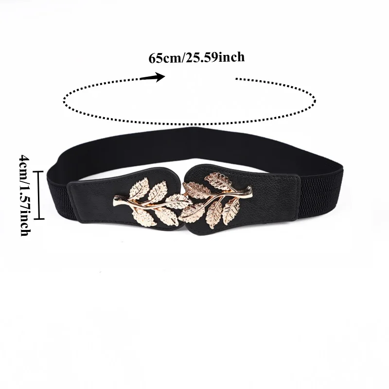 Trendy and Exquisite Elastic Everyday Slim Waist Cincher – Sophisticated and Versatile Belt for Dresses and Down Jackets