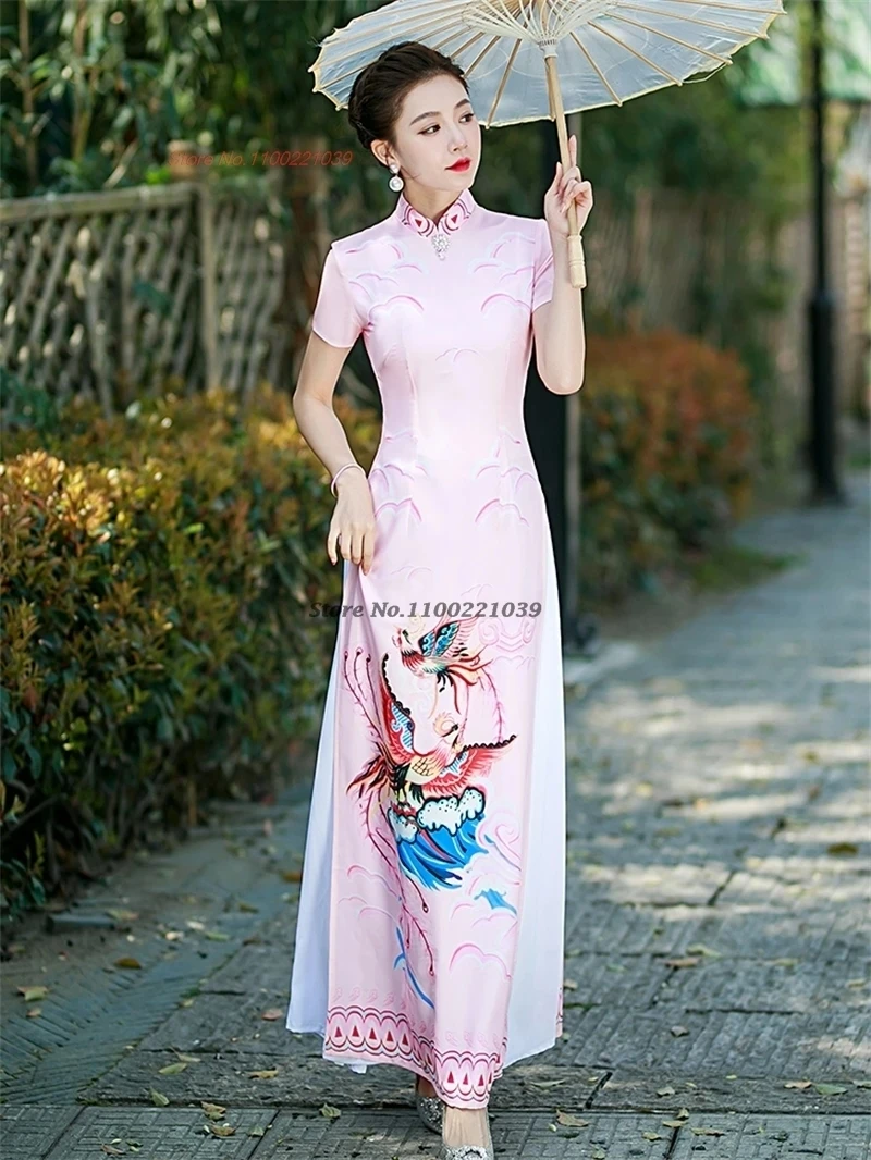فستان أوداي فيتنامي تقليدي 202 - مراجعة Ao Dai Vietnam Dress وسعره