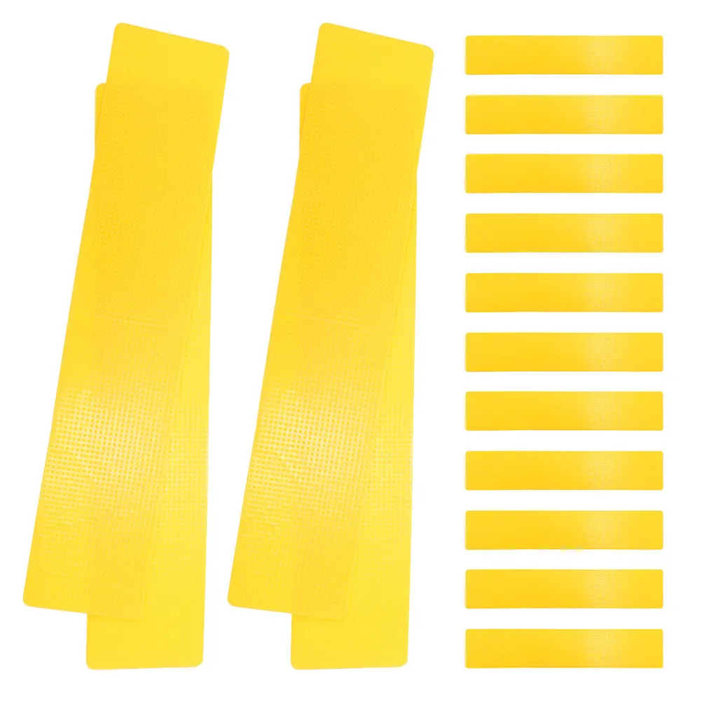 15Pcs Tennis Court Markers Flat Boundary Lines Precision Placement Agility Training Equipment Outdoor Sports Field Marker