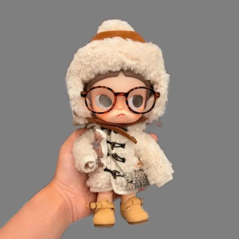 For Zsiga Mobile Doll Clothing Hat 1/8 Autumn Winter Set Trendy  White Orange Doll Accessories Gift Soft New Cute Clothes view 5