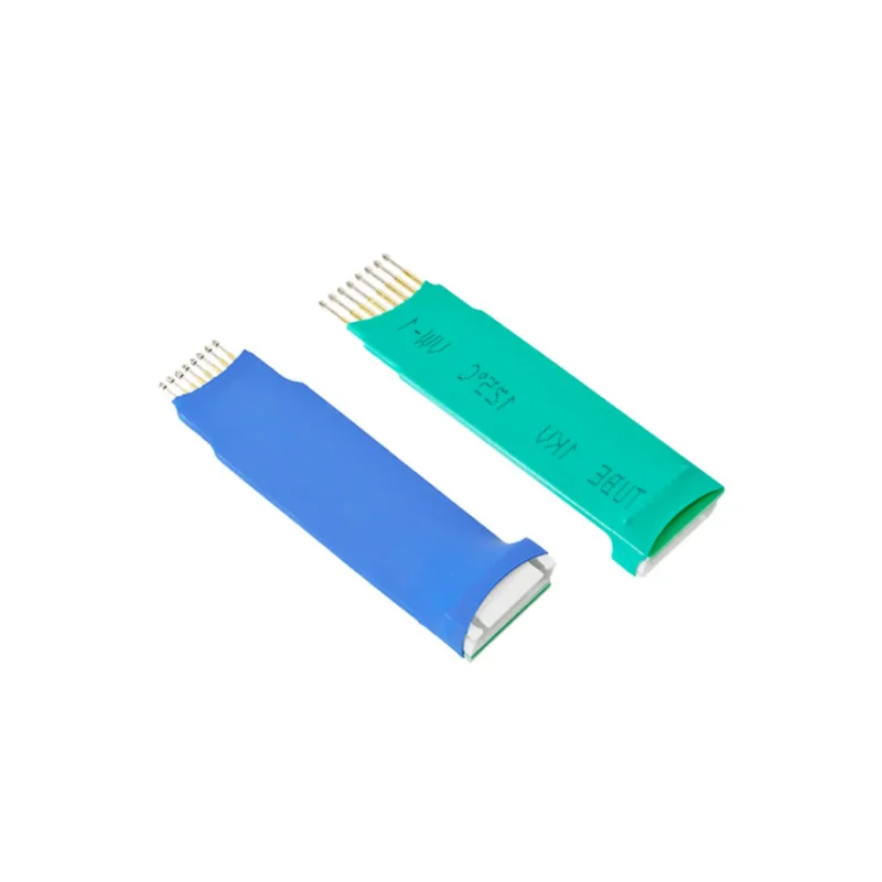 Agulha de mola para programação de microcontroladores, Test Needle, Suporta STC, STM32, STM8 1, Chip Machine Burning, 2.54mm-4P, 2.00mm