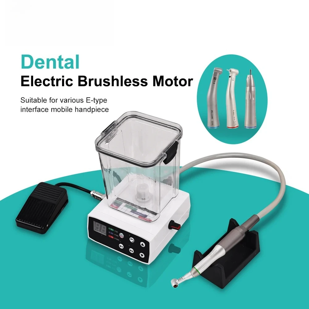 Multifunctional       Electric Micromotor with Water Tank and Fiber Optic Handle Internal Water Spray Electric Motor Lab Tools