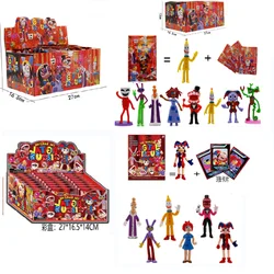 24Pack/Set The Amazing Digital Circus Figure Card Toy Pomni Jax Kagatha Kinger Caine Kaufmo PVC Model Doll Figurines Kids Gift