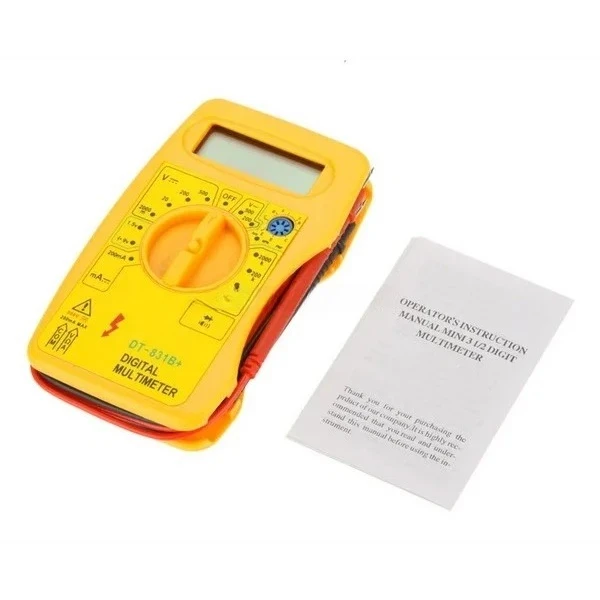 Mini Digital Multimeter DMM Voltmeter Ammeter Ohmmeter Tester  Test Multimetro