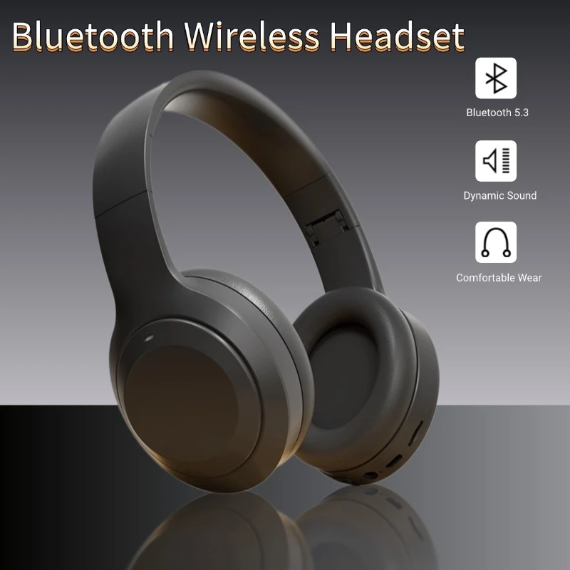 

Беспроводная гарнитура M5 Bluetooth 53, Hi-Fi стереофонические игровые наушники с шумоподавлением, складная повязка на голову с микрофоном, наушники-вкладыши