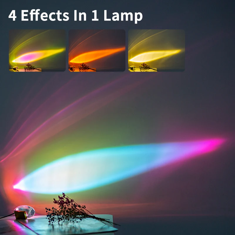 LED ضوء الليل كريستال الملاك العين الإسقاط 4 أضواء ألوان مع USB المكونات في استخدام مصباح الليل الإسقاط لديكور غرفة نوم المنزل