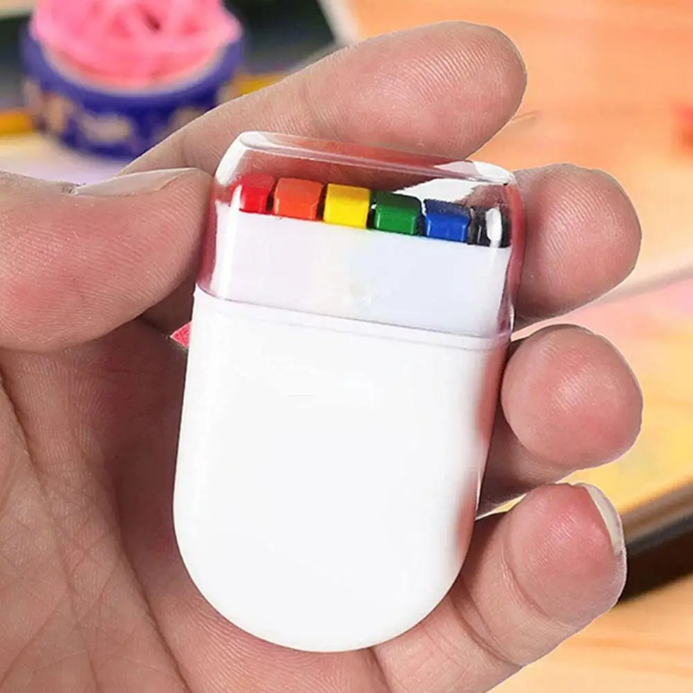 

6 Color Washable Rainbow Face Body Painting Crayon Pen Pride Day Celebrations Party Stage Makeup Art Graffiti Drawing Brushing