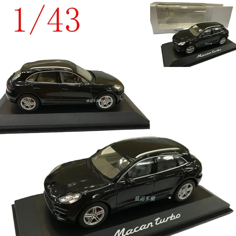 

Minichamps Diecast 1/43 Scale Porsche Cayenne Macan Turbo (Black) Alloy Car Model Toys for Boys Gift