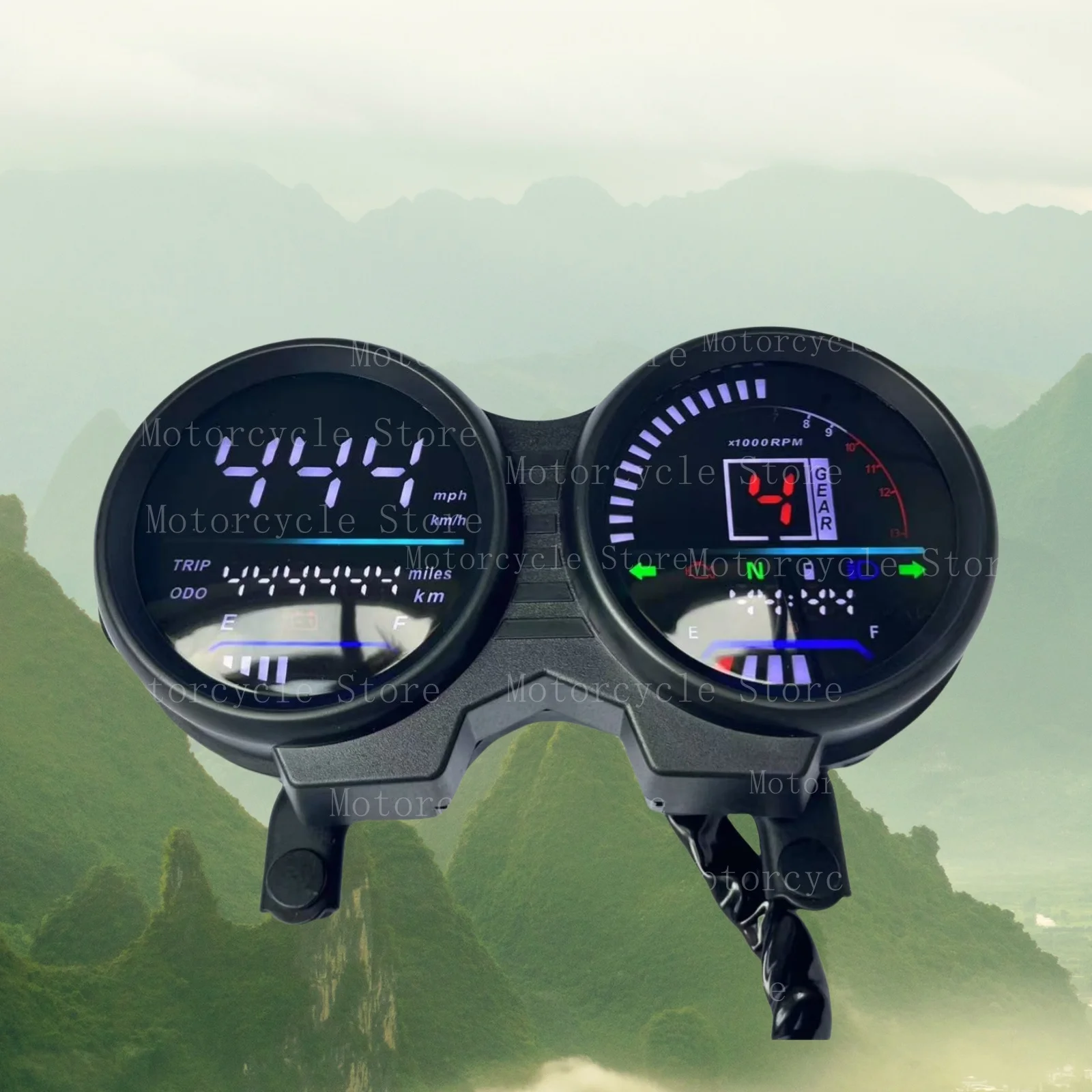 Digital Meter LED Speedometer For BAJAJ BOXER CT125 CT100 Kawasaki CT125 Platina 100 Tachometer Multi-functional Motorcycle