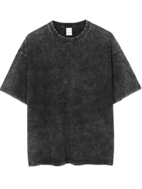 Koszulki damskie w stylu vintage z efektem sprania, inspirowane hip hopem ulicznym, retro punkiem, Harajuku, codzienne, bawełniane, z krótkim rękawem, koszulki z efektem kwasowego sprania, topy, 2026
