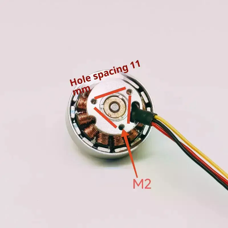 1 قطعة RC الطائرة بدون طيار FPV كوادكوبتر محرك الطائرات الملحقات المستخدمة 1200KV Mini 2204 2S-3S 3-phase فرش السيارات عالية السرعة