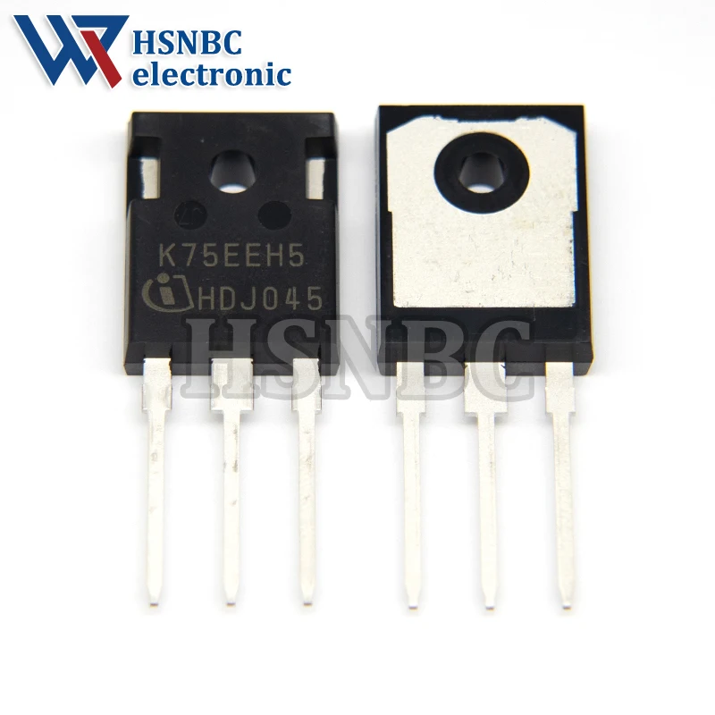 10PCS K75EEH5 IKW75N65EH5 TO-247 650V 75A IGBT Power Transistor 100% New Original