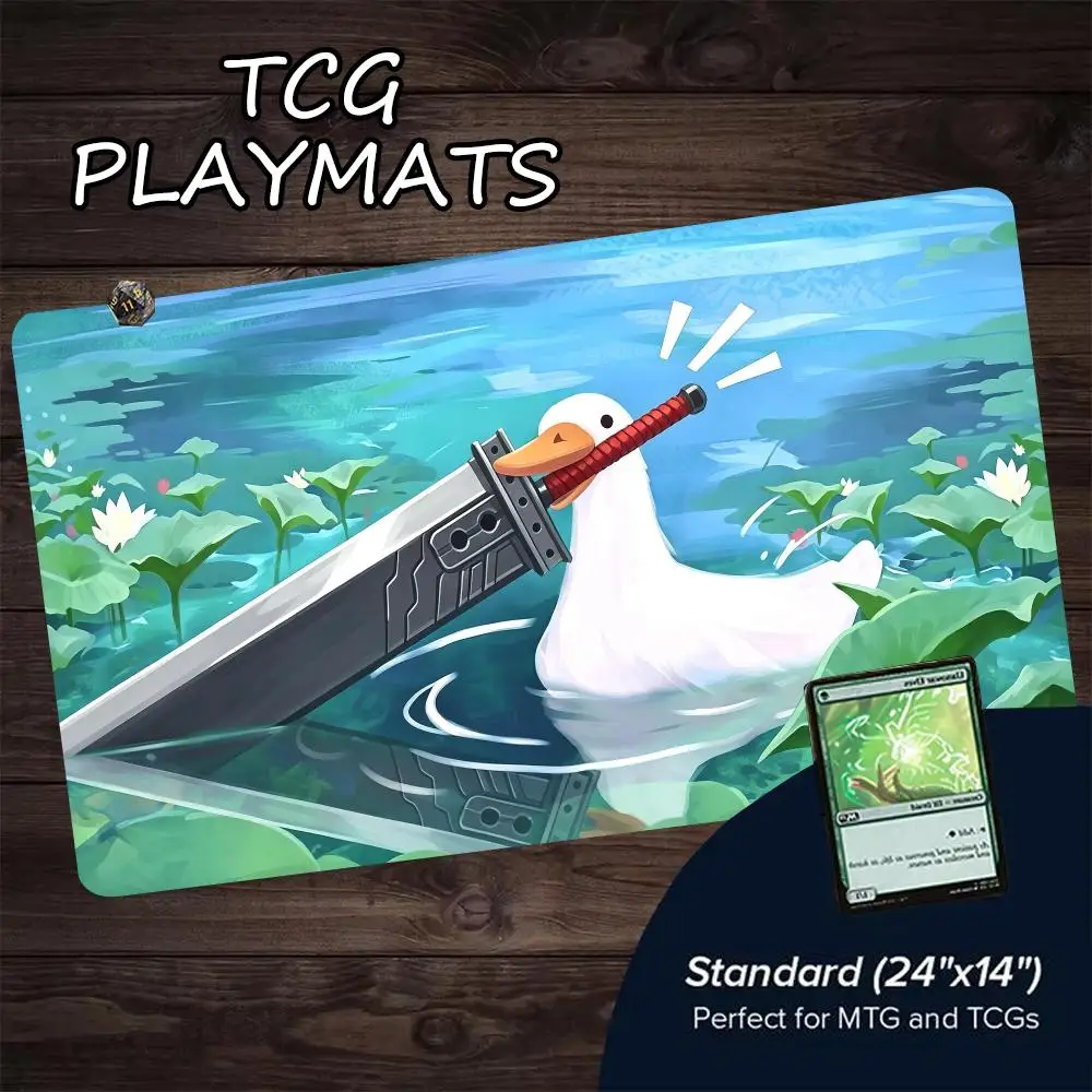 Cartoon Cute Duck TCG Playmat 24