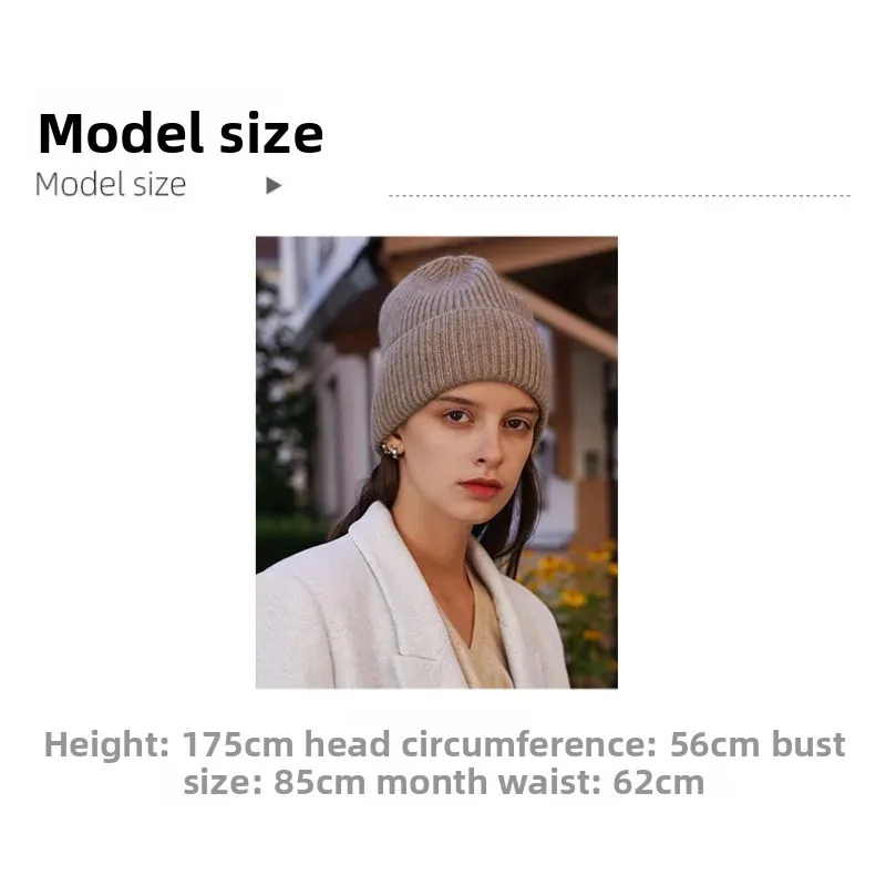 Кашемировая вязаная шапка для пары, теплая ветрозащитная шапка для мужчин и женщин, такая же корейская версия купольной шапки, новая осень и зима